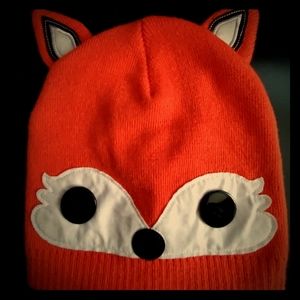 Fox face knit cap/beanie